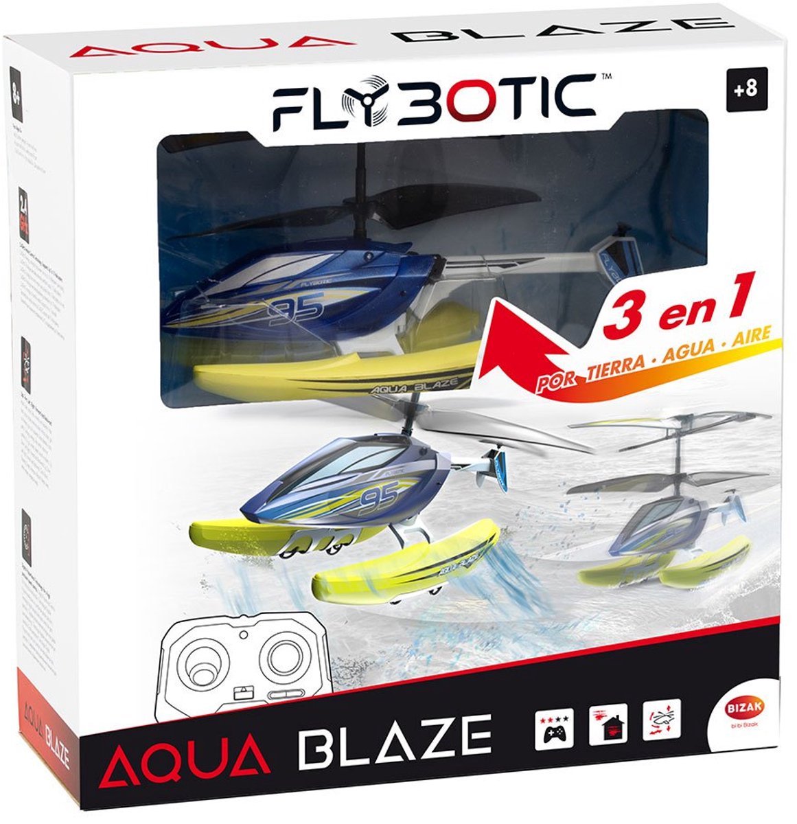 Flybotic Aqua Blaze Transparant