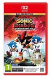 De SEGA Sonic X Shadow Generations Nintendo Switch gamehoes met Shadow, Sonic en Sonic.