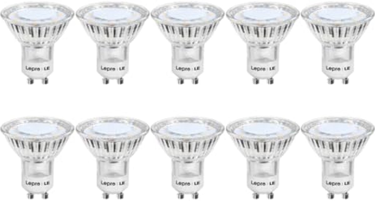 GU10 LED-lamp 3W Warmwit 250 lumen Vervanging Halogeenlampen 35W Pack van 10