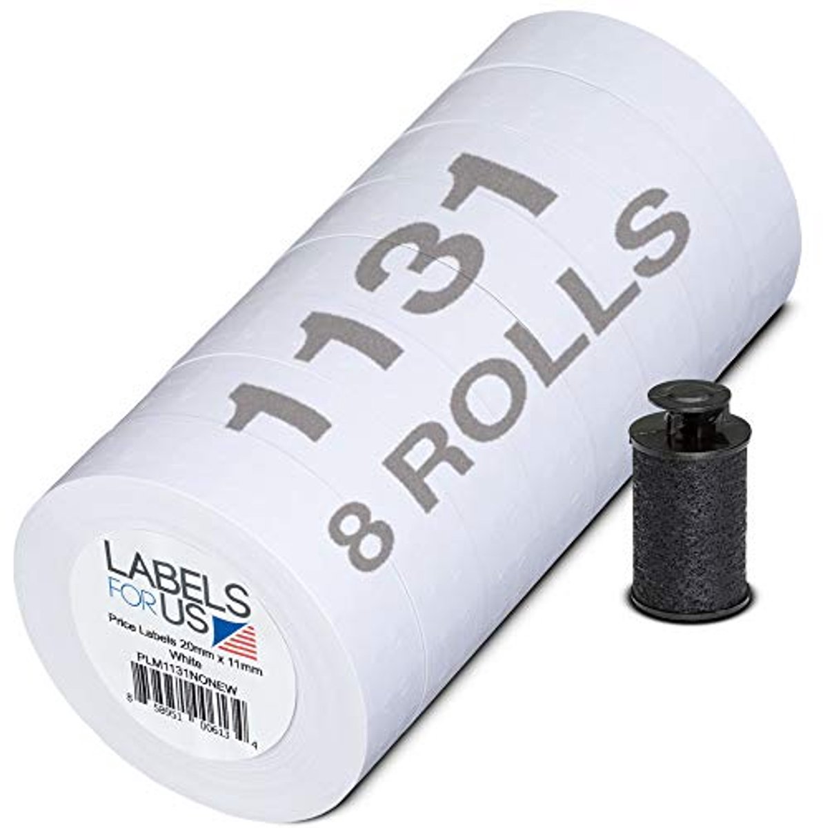 Compatibele Monarch 1131 Etiketten - 20.000 Witte Labels - 8 Rollen