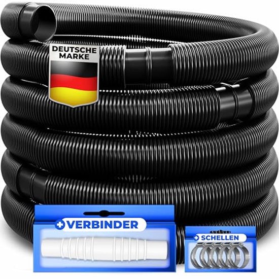 Wiltec Zwembadslang 6 Meter – UV-bestendig, 32 Mm Diameter Voor Pompen & Filters