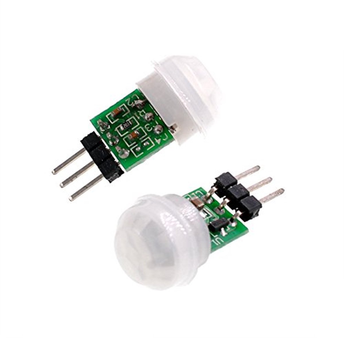 2 Stuks Mini Pyroelektrische PIR Sensor Module Handmatige Bewegingsinfrarood Detector