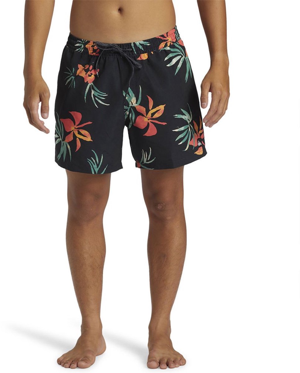 Quiksilver Mix Volley 15´´ Zwembroek Veelkleurig S Man Zwart