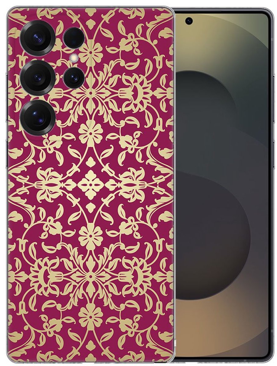 TPU Hoesje Samsung Galaxy S25 Ultra - Barok Pink Backcover