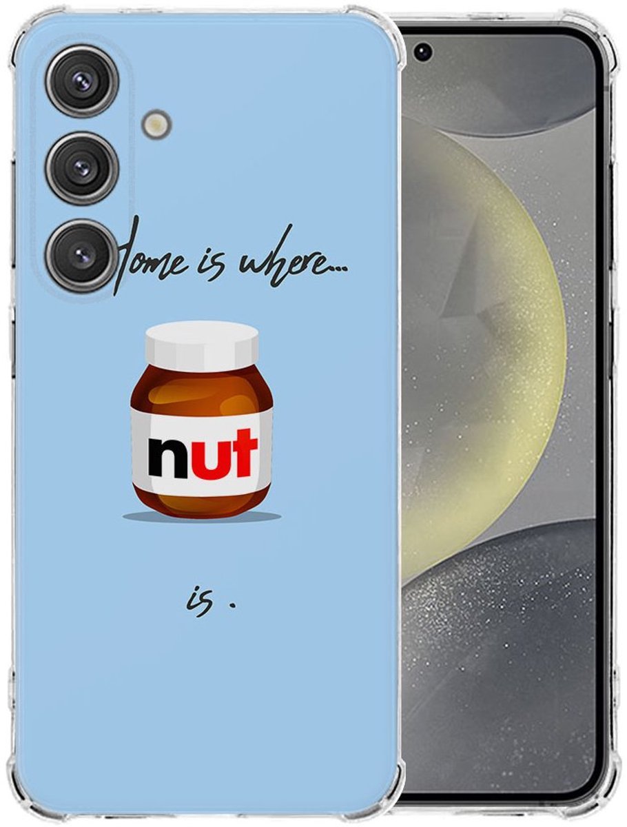 Samsung Galaxy S25 Hoesje - Hoesje Nut Home TPU Antishock