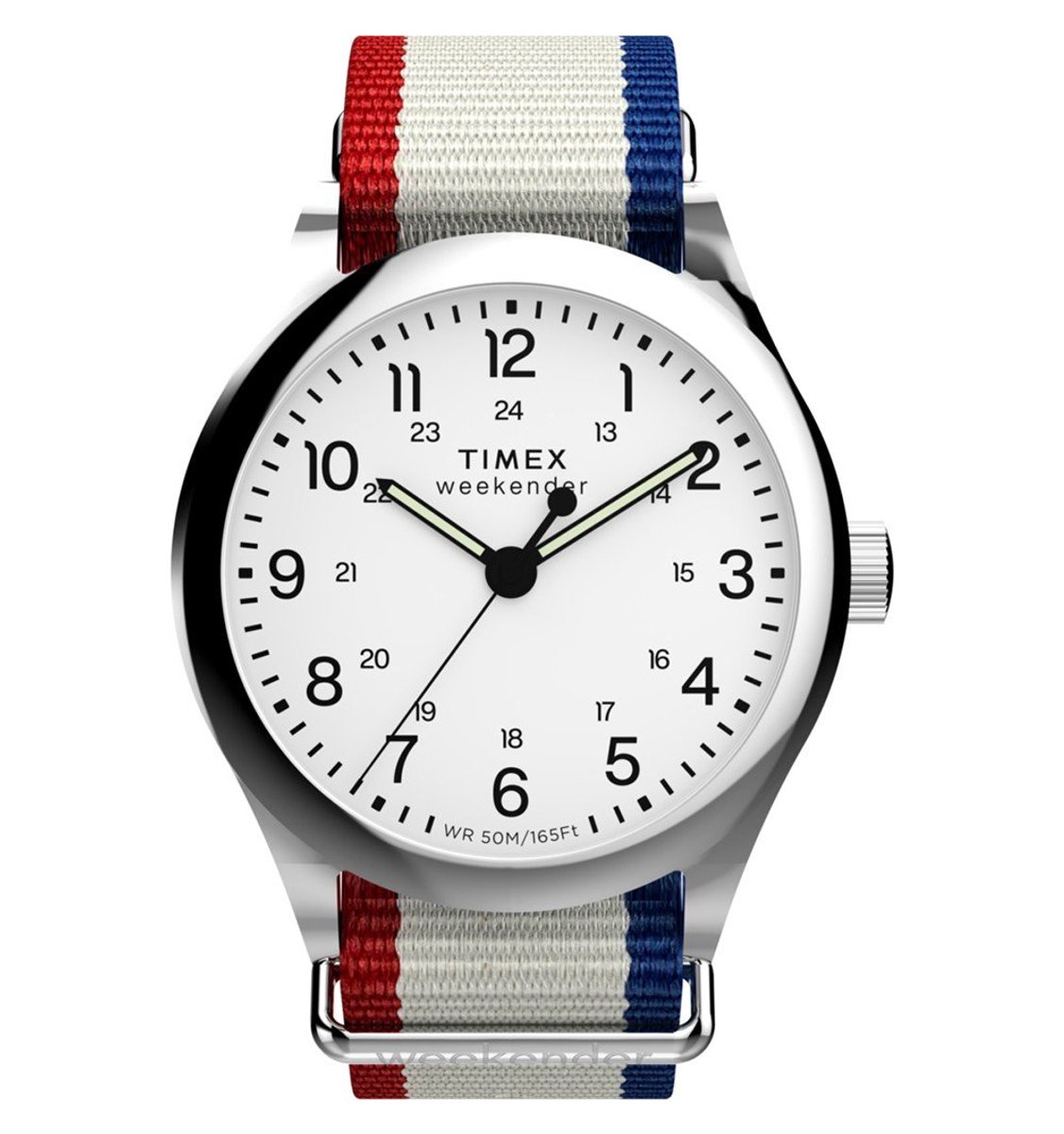 Timex Weekender New England TW2Y15500 Horloge - Nylon - Grijs - Ø 39 mm