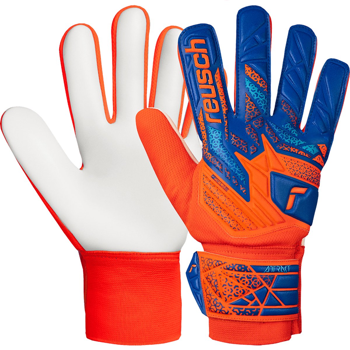 Reusch Attrakt Starter Solid Keepershandschoenen Oranje 8