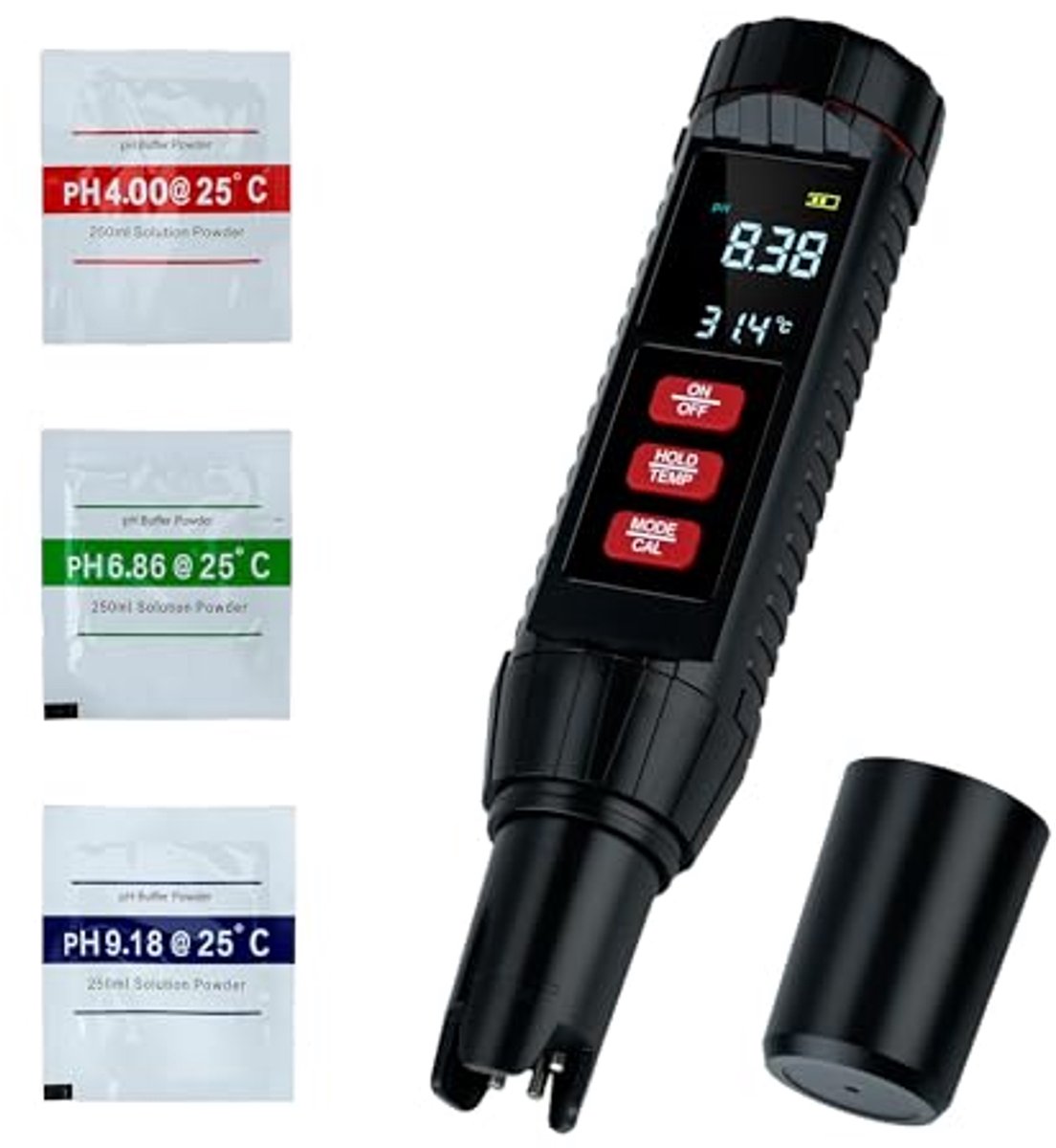 7-in-1 watertester voor pH, EC, TDS, ORP en temperatuur - ideaal voor waterkwaliteit monitoring