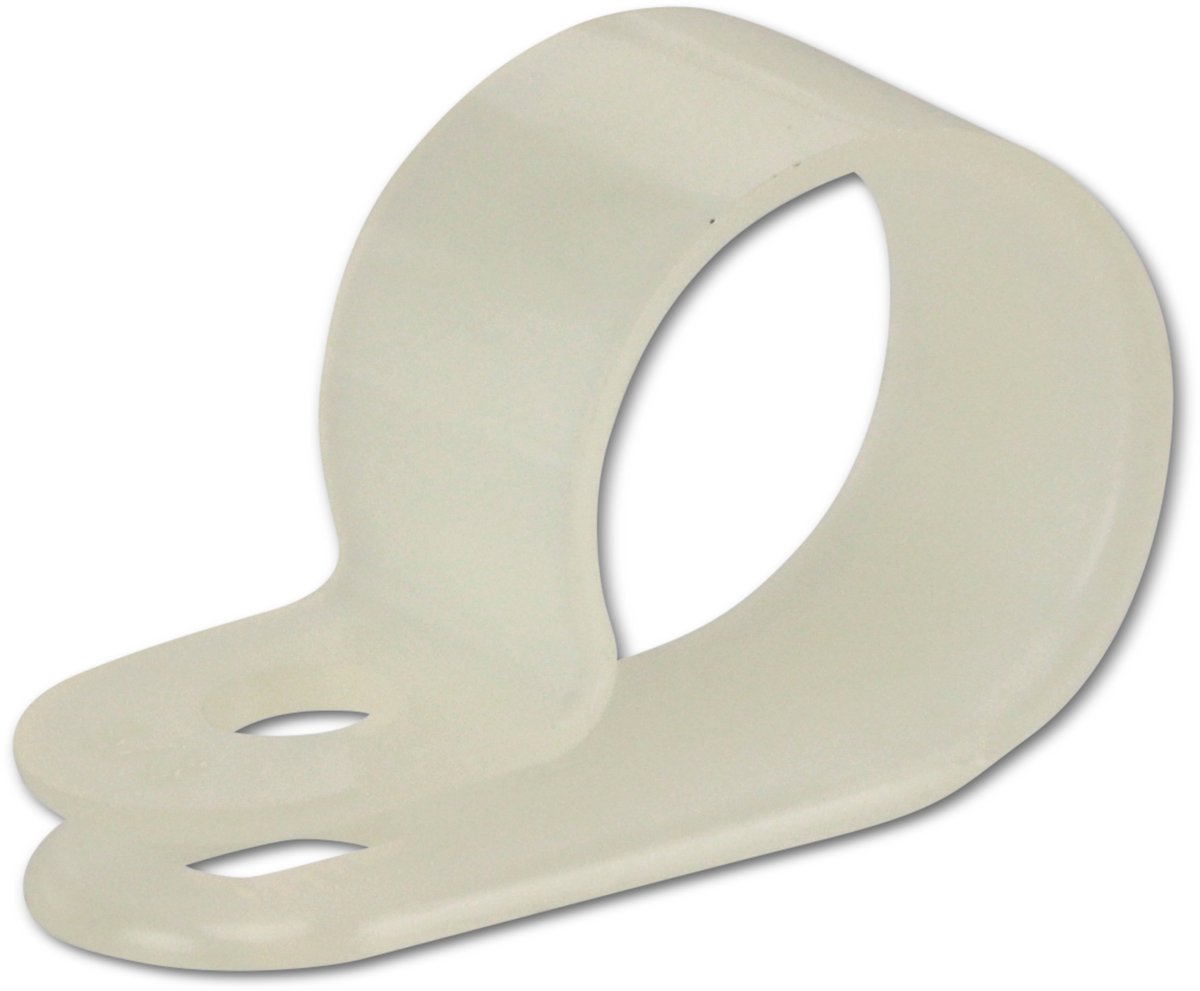 KSS kabelklem Polyamide 6.6, Natuurlijk, Bundel-Ø 15,8, Bevestigingsgat 5, 1 stuk