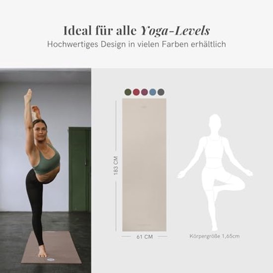 Yoga- en Pilatesmat 5mm Dikte - Huidvriendelijk en Antislip voor Beginners en Gevorderden — afbeelding 3