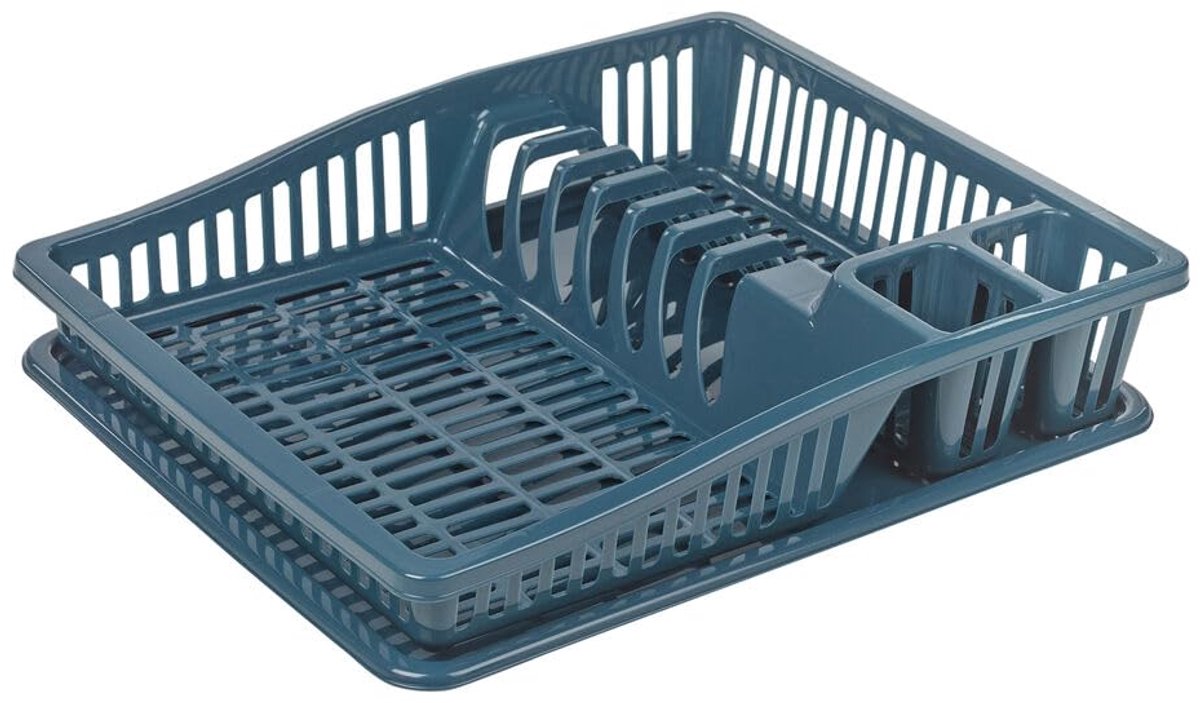 Afdruiprek voor Keuken - Kunststof Gootsteenorganizer voor Borden, Bestek en Glazen - Compact en Ruimtebesparend - Verkrijgbaar in Diverse Kleuren