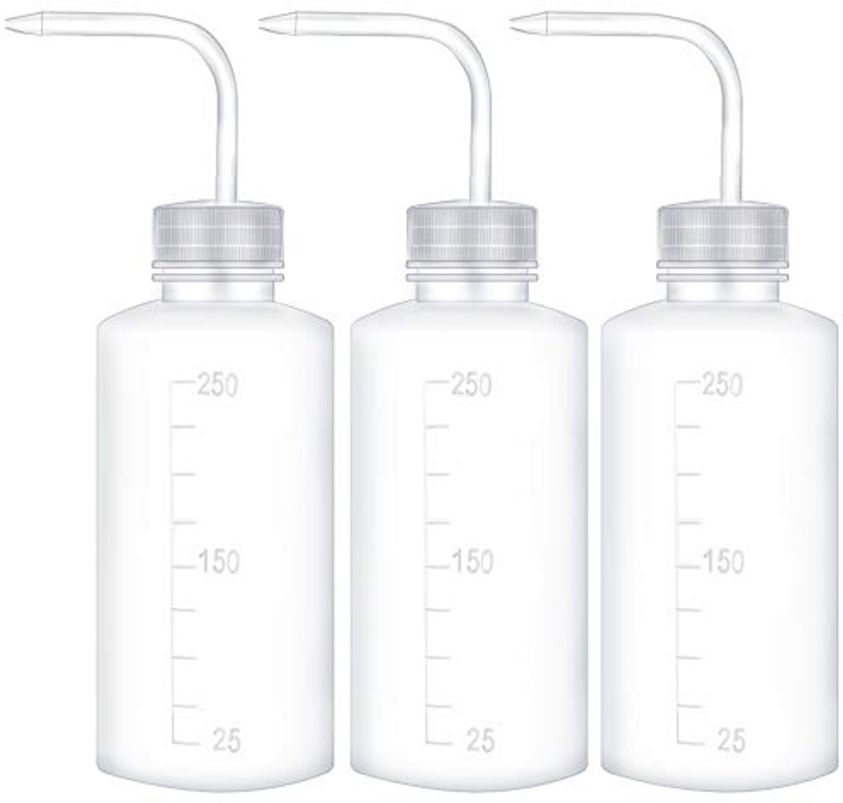 Kunststof spuitflessen voor vetplanten - 3 stuks (250 ml)