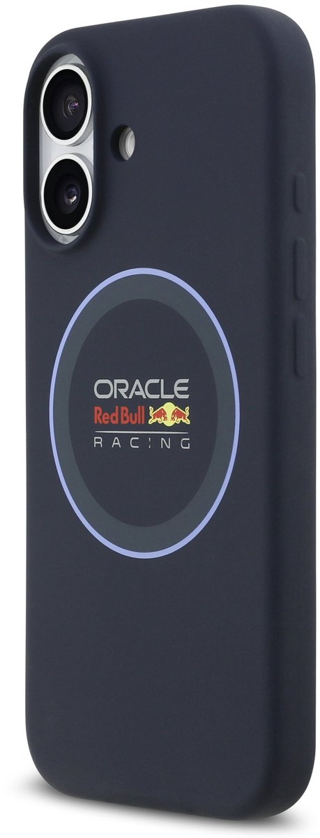 Red Bull Siliconen Hoesje Geschikt voor iPhone 17 - Navy - MagSafe Compatibel - Blue Ring Design - Schokbestendig van Red Bull — afbeelding 5