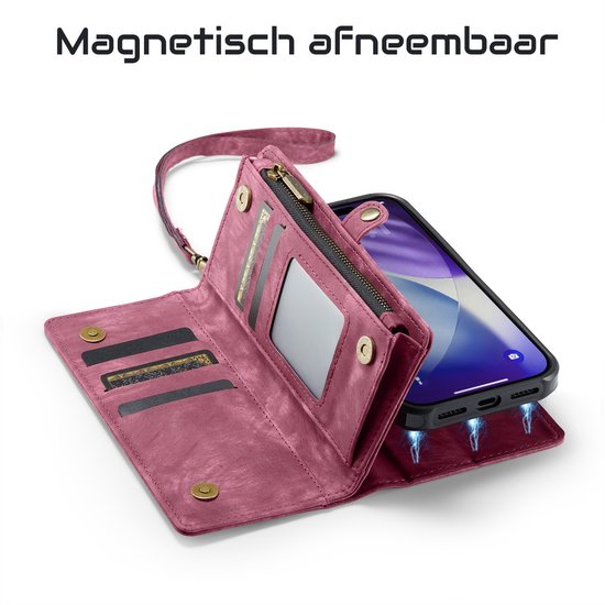 FLLAO 4-in-1 Hoesje Voor IPhone 17 Pro – Met 2x Screenprotector & Camerabeschermer, Schokbestendig En Anti-vergeling