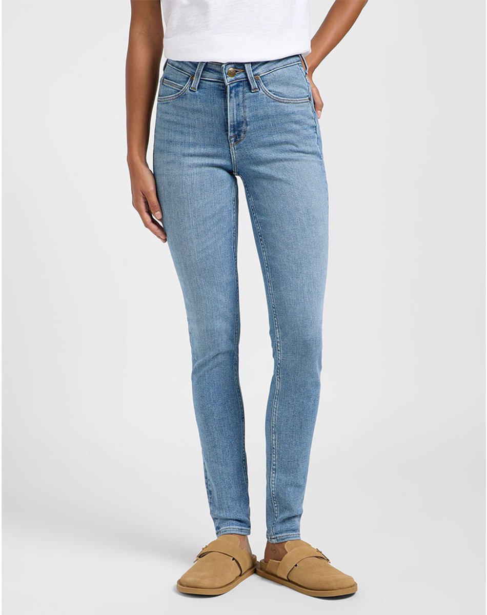 Lee Scarlett Hoogzittende Jeans 29 31 Vrouw Mid Strength