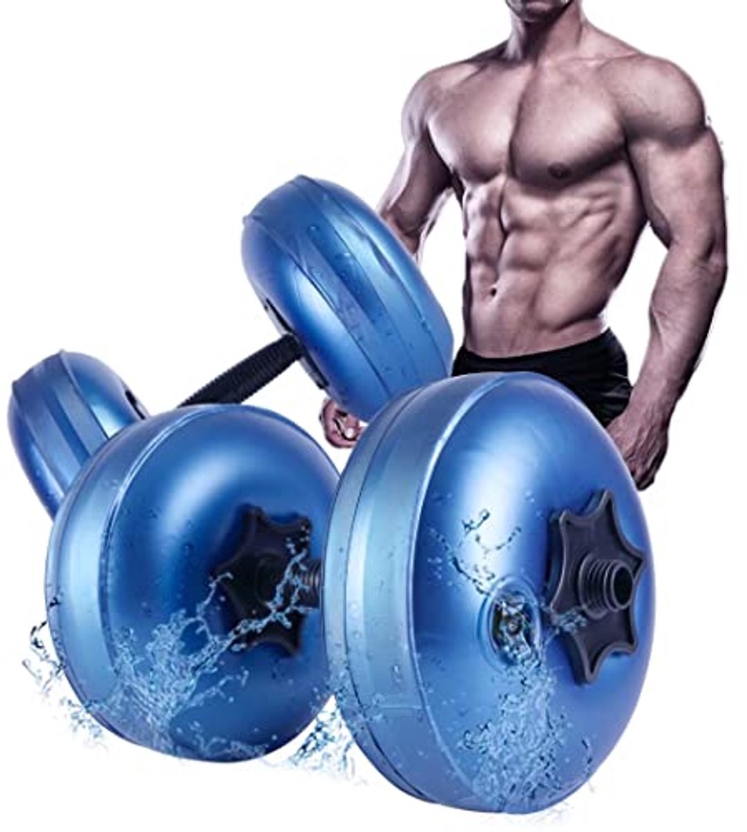 Verstelbare Watergevulde Halters Set 1-10 kg - Zacht en Draagbaar