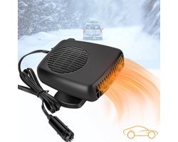 DailySupplies® Auto Verwarming Ventilator - Auto Kachel 12 Volt - Heater - Ontdooier - Zwart