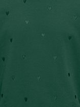 Pull à manches longues et col S ONLY KOGATIKA EMB HEART SWT Filles - Pineneedle Emb Hearts/Pineneedle
