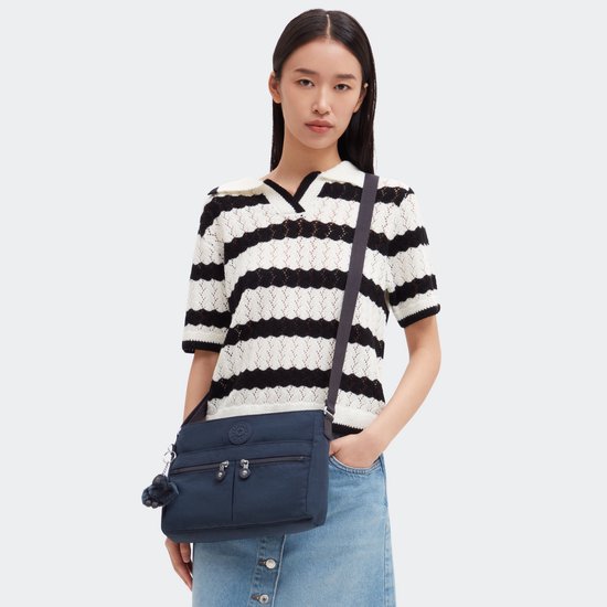 kipling Sac à épaule bandoulière Basic New Angie Crossbody Blue Bleu 2 Bleu marine