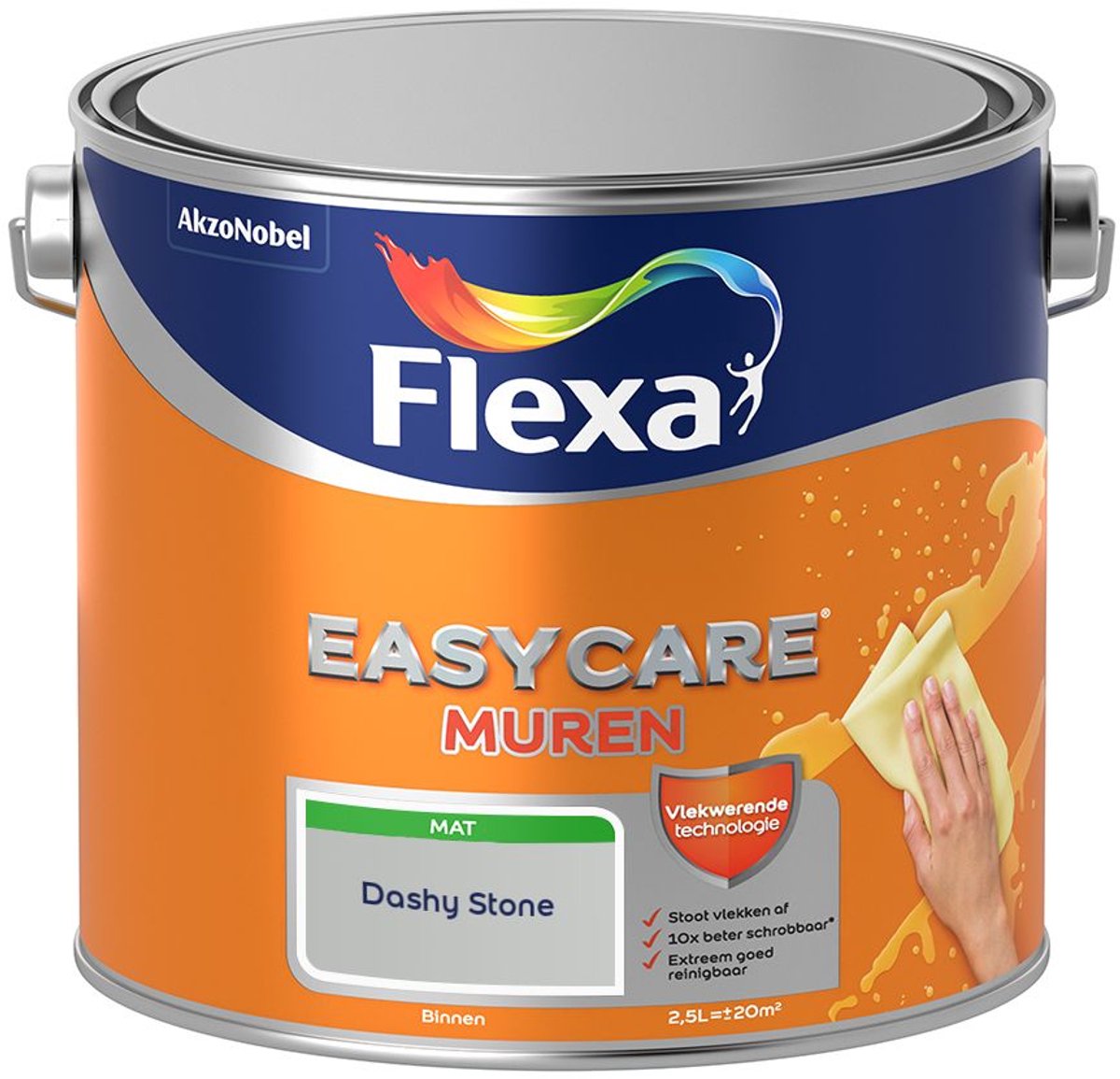 Flexa - Easycare Muren - Dashy Stone - Mengverf - 2,5 L