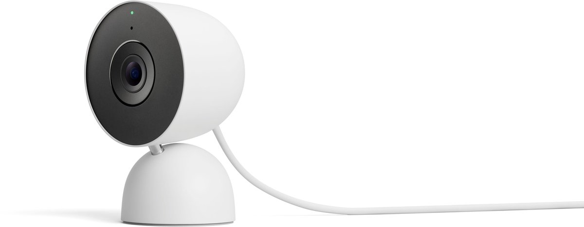 Google Nest Cam Indoor - Beveiligingscamera - Wired - 3nd Gen - Snow