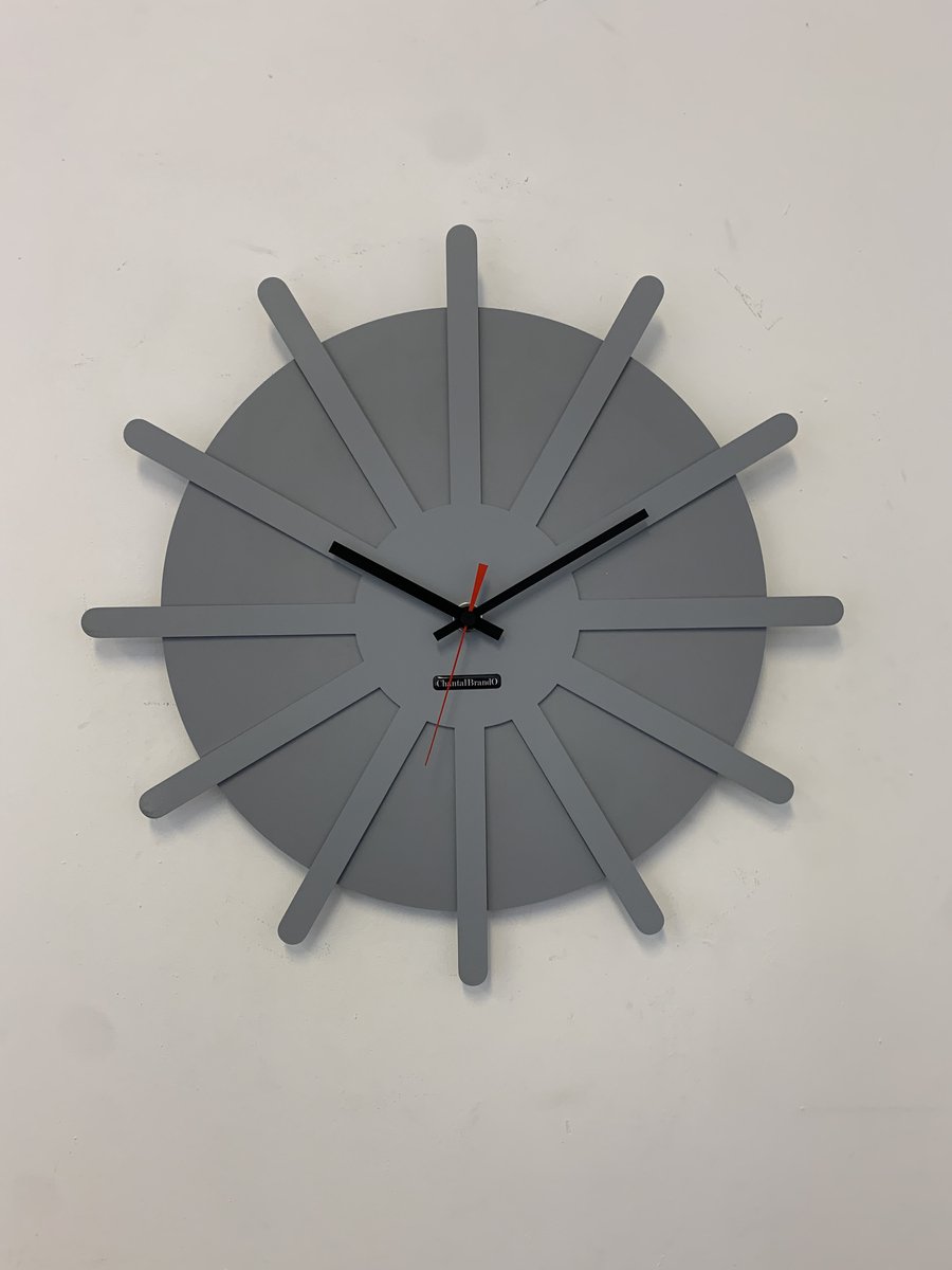 MOSACLOCK * ETOILE GRIS ** Wandklok Modern Industrieel Design **
