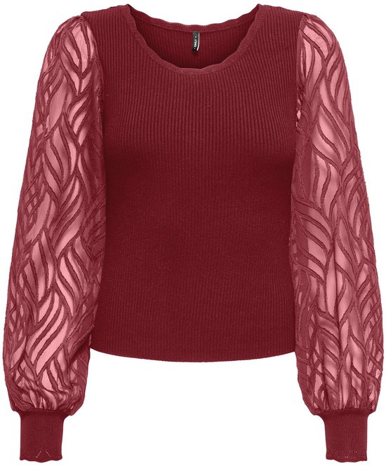 Only Julie Rib Mix Knit Trui Dames - Maat L