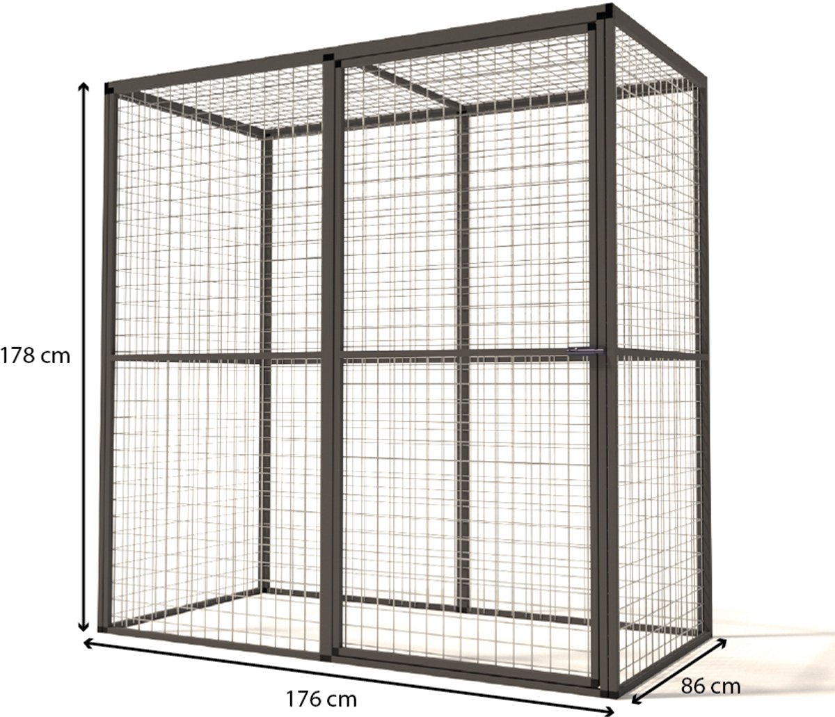 Glorenza Aluminium Lilly 176x86x178