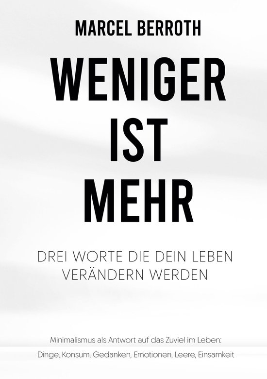 Weniger ist mehr - cover