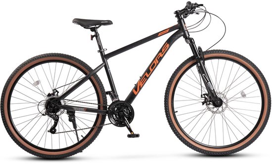 Merax Velors 29 Inch Mountainbike Hardtail - 21 Versnellingen - 80mm Voorvork - 160mm Schijfremmen - All-Terrain Fiets voor Volwassenen 165-180cm - Zwart van Merax — afbeelding 2