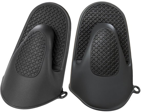 2 X Silikonhandschuh Topflappen Handschuh Topfhanschuh Blech Ofen Kochen DE