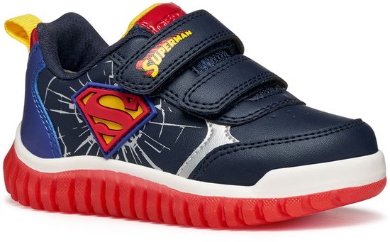 Geox Bébé Garçon B Lightyloo Boy A Basket Noire Rouge - Confort Respirant