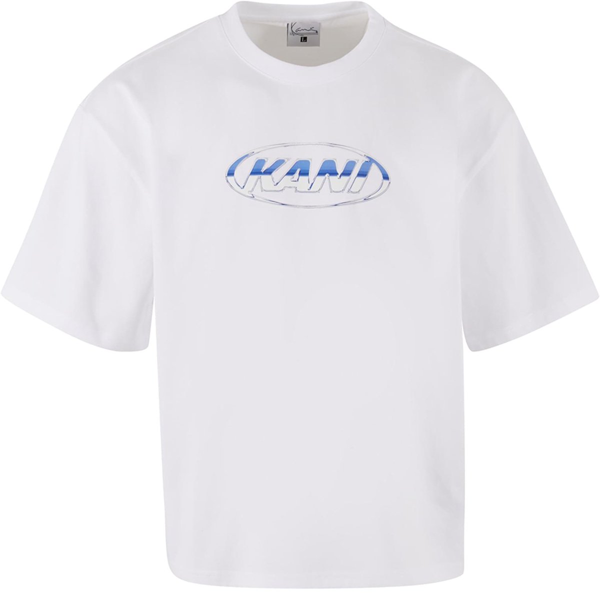Karl Kani Chrome Logo Crop T-shirt Met Korte Mouwen Wit M Man