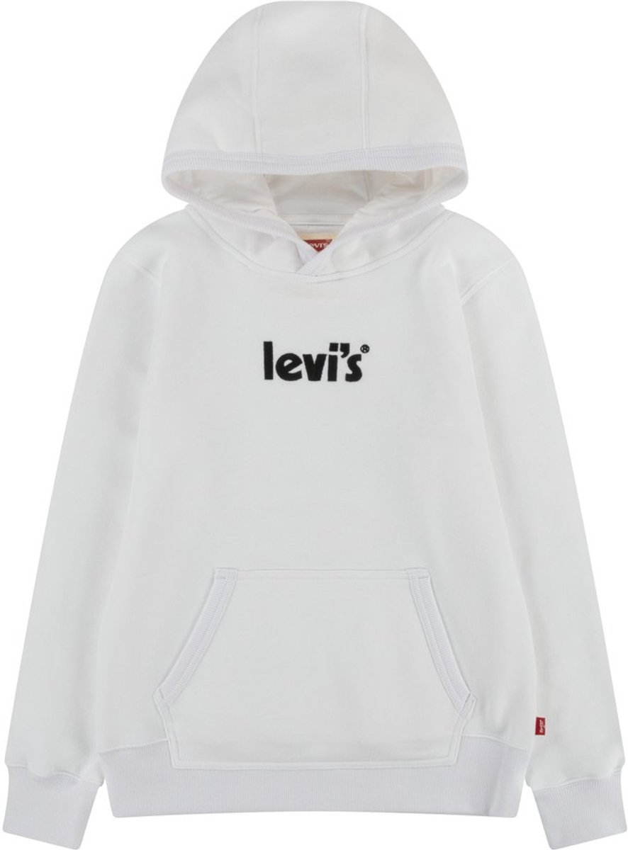 Levi´s ® Kids Logo pullover Hoodie 14 Years Jongen Wit