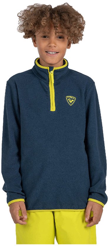 Rossignol Strawpile Polaire Demi-Zip Blauw 16 ans