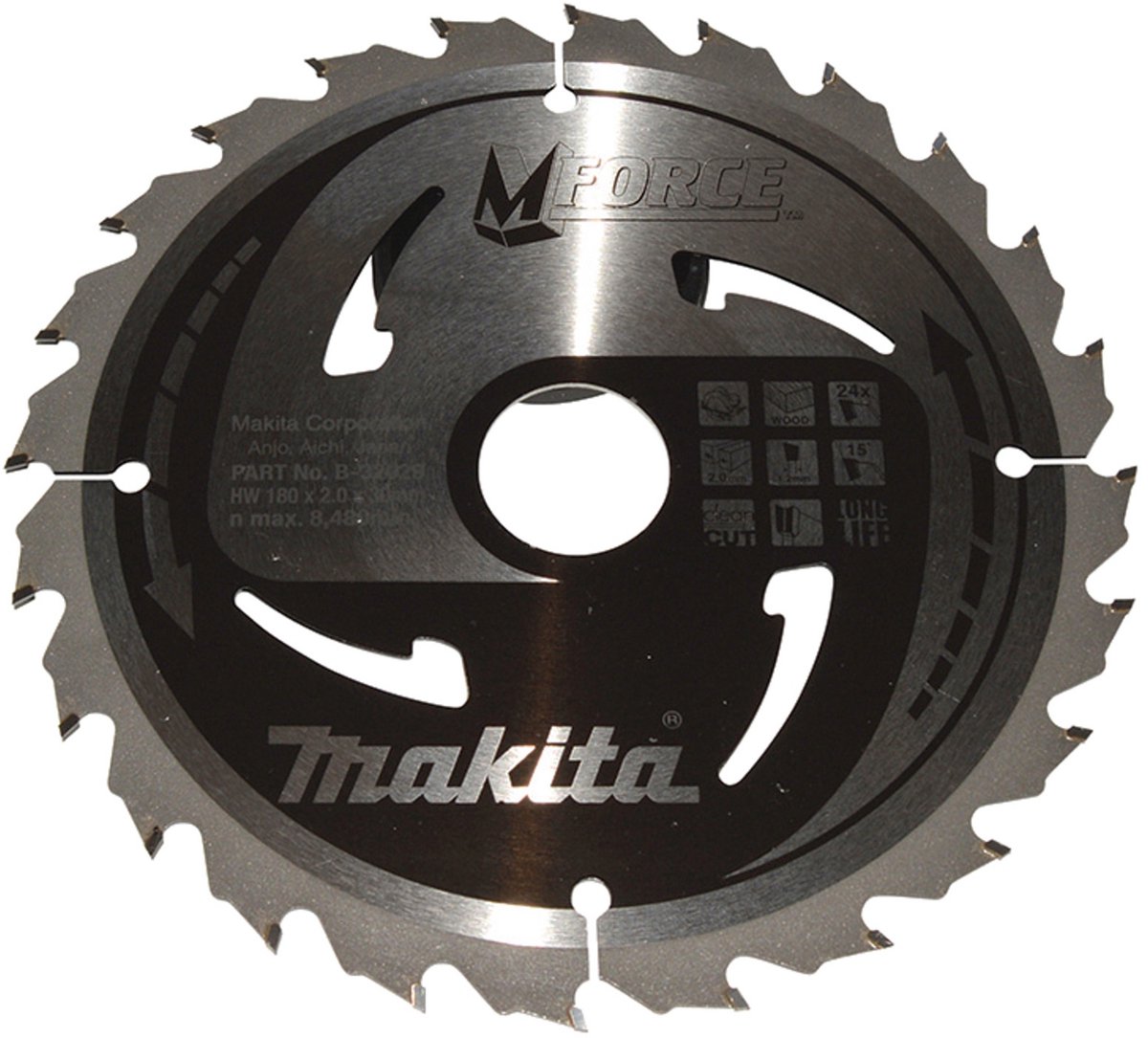 Makita M-FORCE Zaagblad 180x30x24Z - B-32029