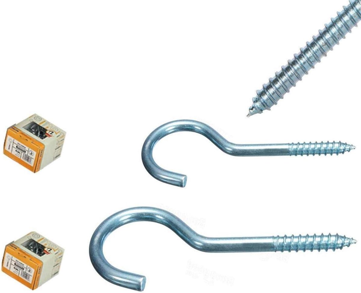 Allecto Plus - Metalen Haken Garderobe Kledinghaken Ophangen Wandhaken 9cm (15 stuks) - Goudkleurig - Voor Thuisgebruik