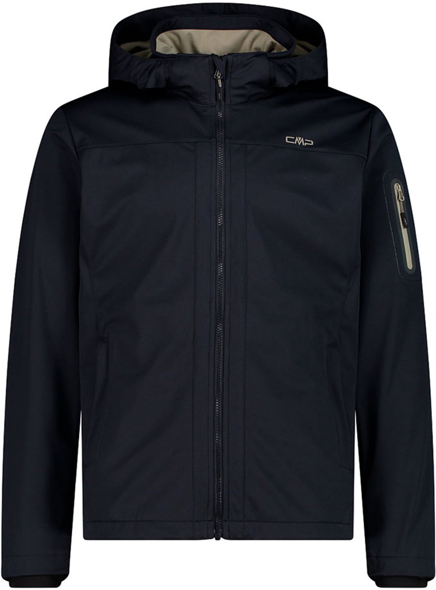 Cmp Zip Hood 39a5027 Softshelljack Blauw M Man