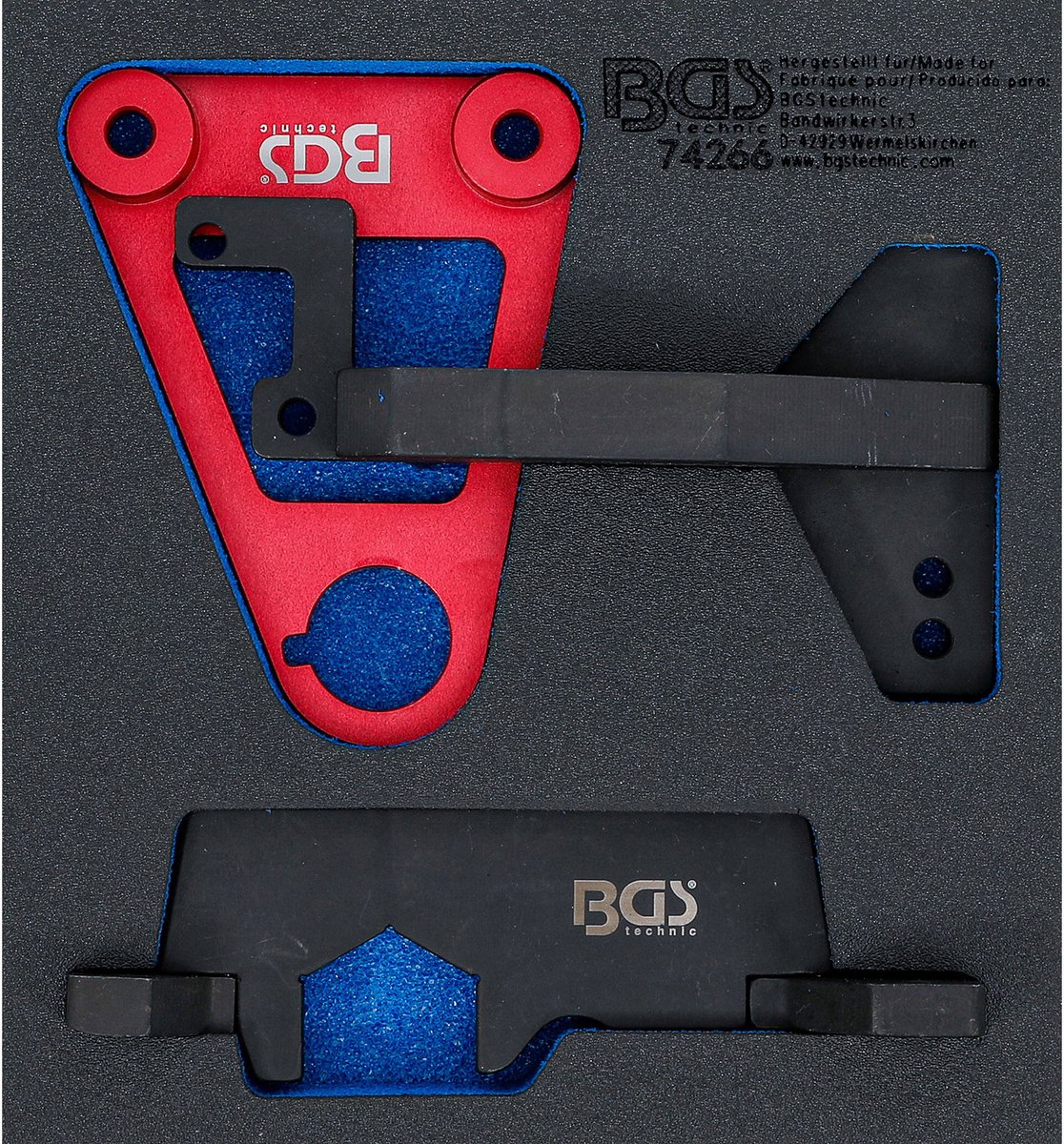 BGS Werkstattwageneinlage 1/6: Motorgereedschapsset voor Mercedes-Benz M282 - 74266