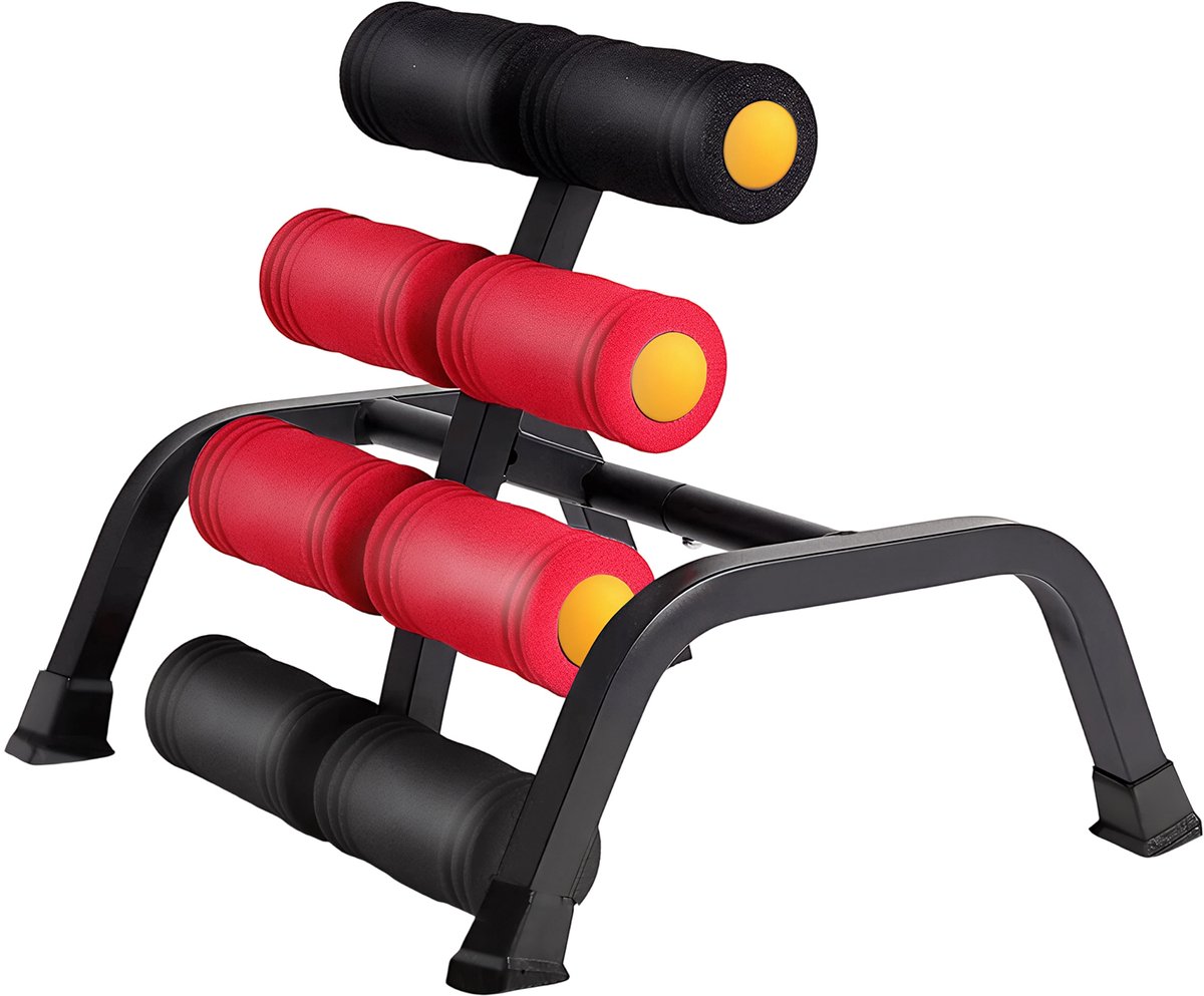 1x buiktrainer – opvouwbare buikspiertrainers met rugmassage – mini inversion ab trainer tot 181 kg – voor rugstretch en core-oefeningen