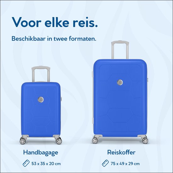 SUITSUIT Kofferset 2 delig - Reiskoffer groot - Handbagage koffer - Koffer set - Veilig Cijferslot - Reiskoffer set - Reiskoffer met wielen - Caretta kofferset Skydiver