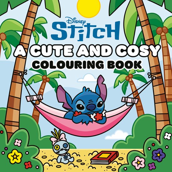 Disney Stitch: A Cute and Cosy Colouring Book - cover