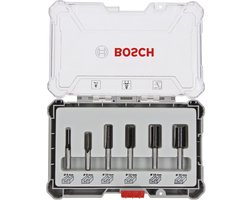 Bosch 6-delige sleuvenfrezenset 6mm schacht - 2607017465
