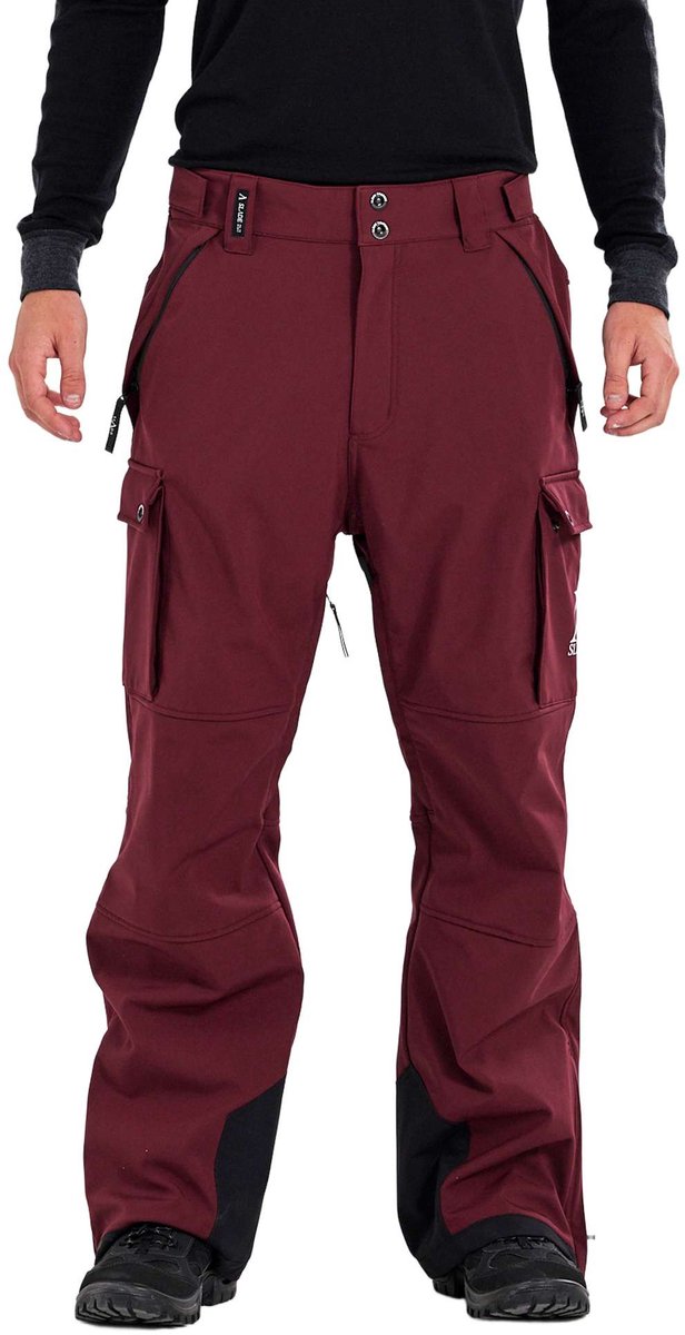 Slade Colorado Softshell Cargo Broek – Snowboardbroek heren Rood