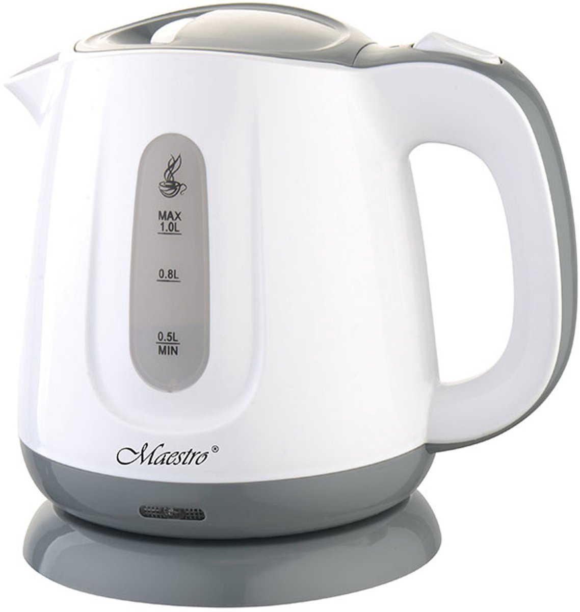 Feel-Maestro MR013 - Waterkoker 1L - Grijs, Wit 1100 W