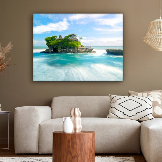 Tableau sur toile Mer - Île - Indonésie - 120x90 cm - Décoration murale