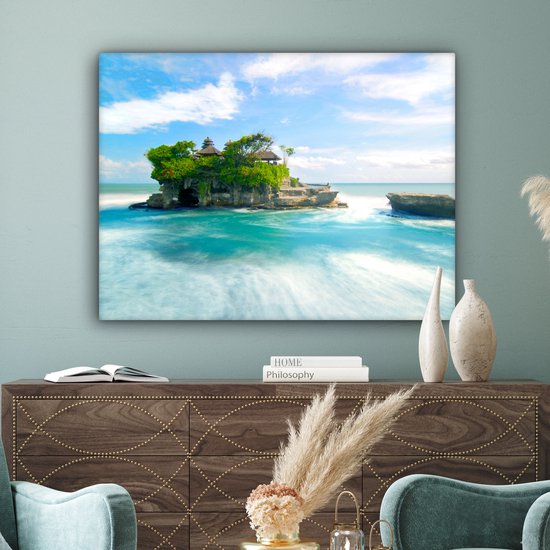 Tableau sur toile Mer - Île - Indonésie - 120x90 cm - Décoration murale