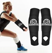 QIANCSJ Protège-bras Volley-ball Femme – Manchons élastiques Avec Passe-pouce, Antidérapants