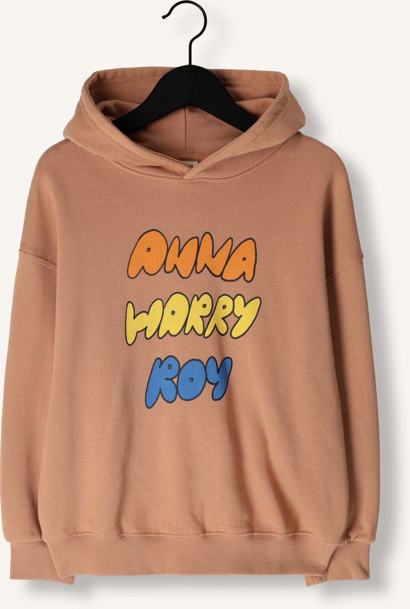 Jelly Mallow Friends Hoodie Truien & Vesten Jongens - Sweater - Hoodie - Vest- Bruin - Maat 2-3Y