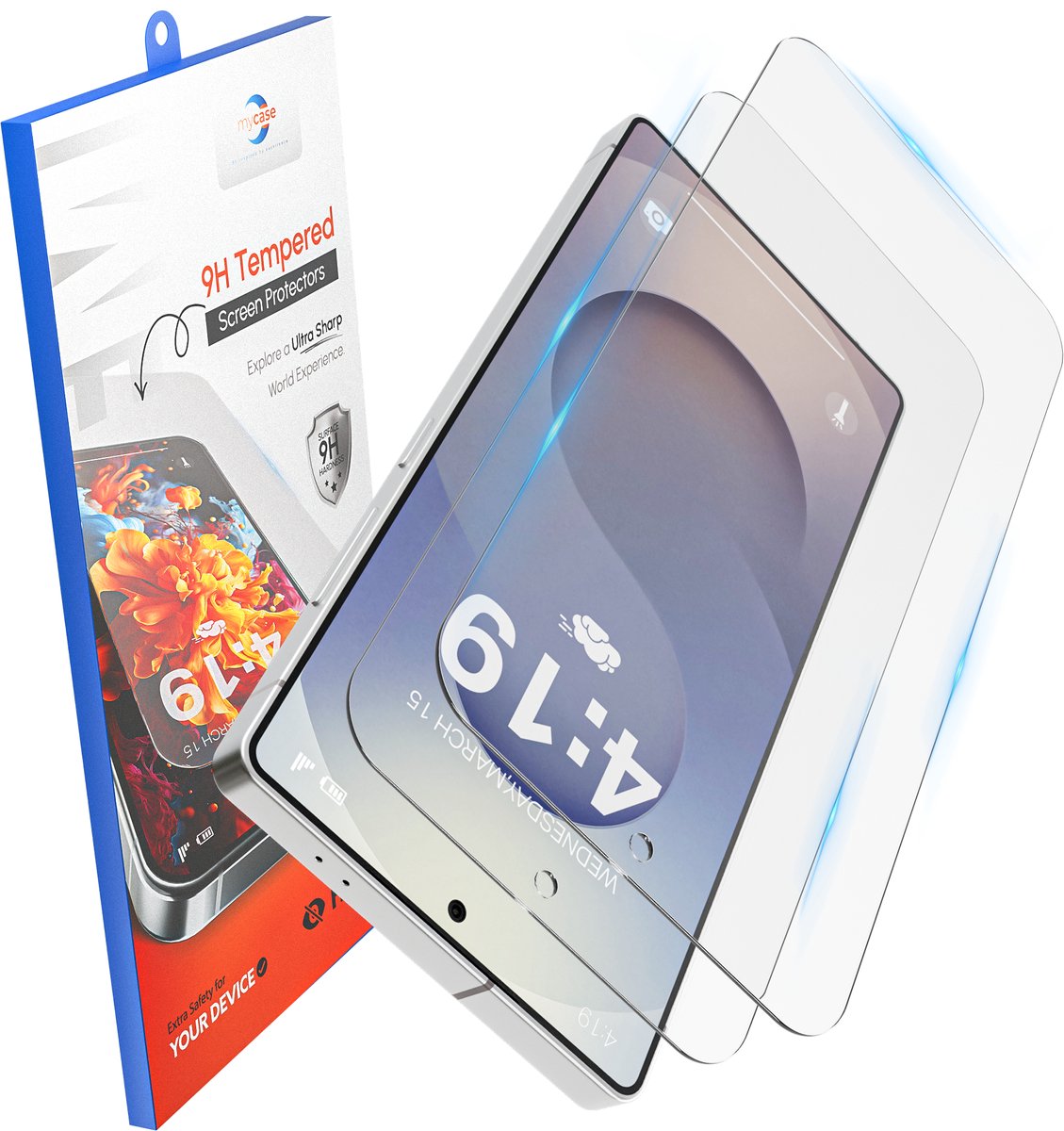 Screenprotector - Geschikt voor Samsung S25 Ultra Tempered Glass - 2 stuks – beschermglas